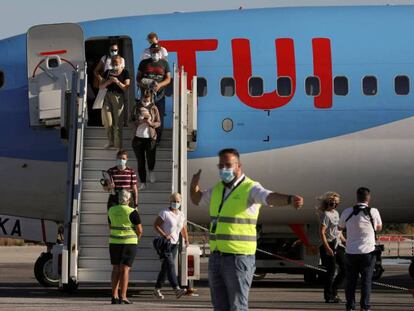 Imagen de archivo de un vuelo operado por TUI.