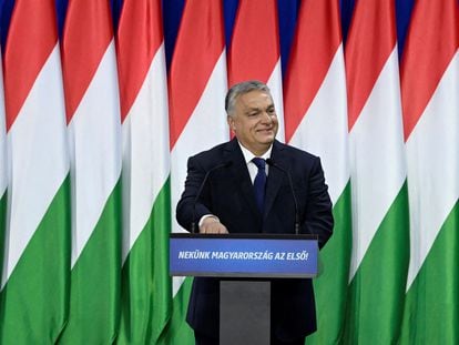 Viktor Orbán, el sábado pasado en Budapest.