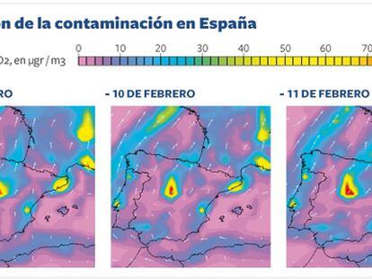 (Fuente: Laboratorio de Medio Ambiente de la Universidad Politécnica de Madrid / EL PAÍS)