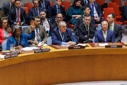 La embajadora de EE UU, Linda Thomas-Greenfield, votó a favor de la resolución conjunta por parte de los representantes de Argelia y China, que solicitaron el texto, que llegó a la sede de la ONU en Nueva York.