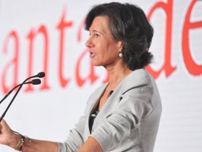 La presidenta de grupo Santander, Ana Botín