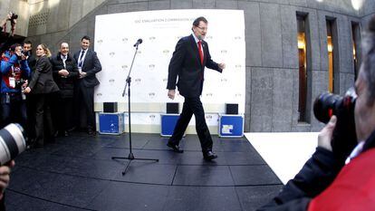 Mariano Rajoy en el Foro de La Toja, en Pontevedra, el pasado 30 de septiembre.