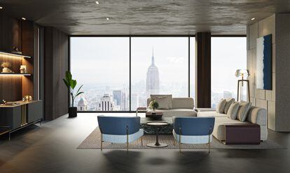 Casa de Nueva York decorada con muebles diseñados por Aston Martin.