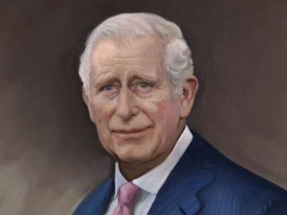 El retrato de Carlos III realizado por el pintor Alastair Barford para ‘Illustrated London News’, en marzo de 2023.