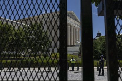 La sede del Tribunal Supremo de EE UU, este lunes en Washington.