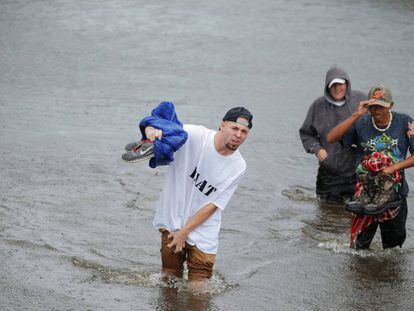 Inundaciones por el huracán Matthew, este sábado en Carolina del Sur (EE UU).