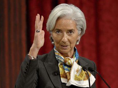 La directora del Fondo Monetario Internacional, Christine Lagarde. 