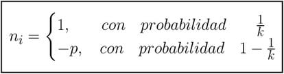 Definición de la variable aleatoria "nota de la pregunta i"