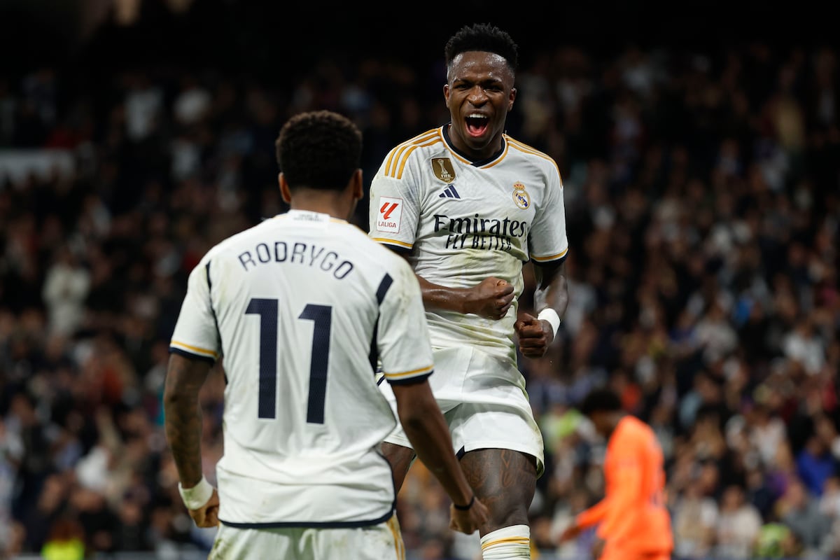 Vini vuelve a bailar en la goleada del Madrid al Valencia | Fútbol | Deportes