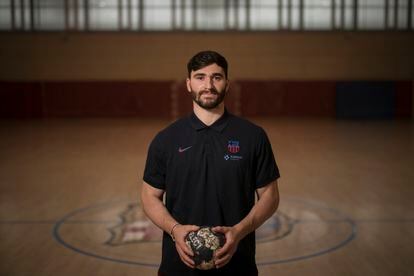 El último servicio de Ludovic Fàbregas en el Barça de balonmano ...