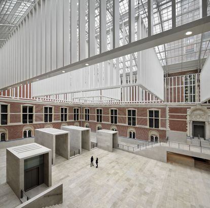 El nuevo atrio de entrada del Rijksmuseum de Ámsterdam, un proyecto del estudio sevillano Cruz & Ortiz.