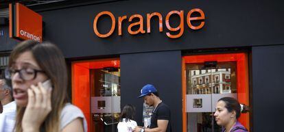 Una establecimiento de Orange en Madrid. 
