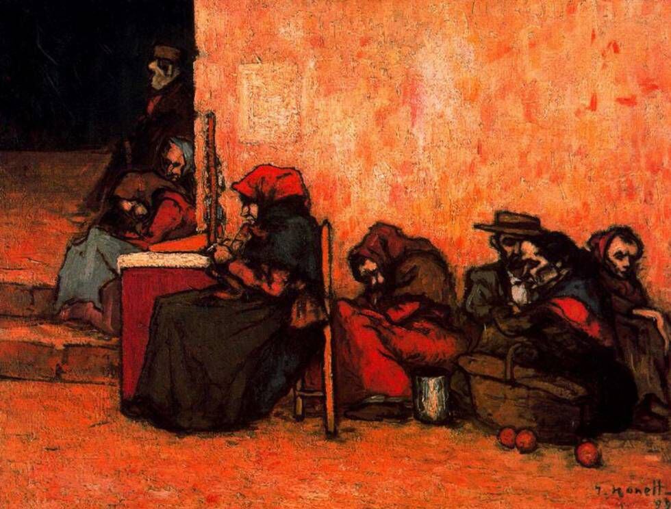 ‘Pobres esperant la sopa’ (1899), d’Isidre Nonell.