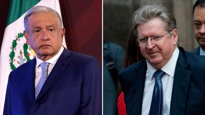 Andrés Manuel López Obrador y Germán Larrea.