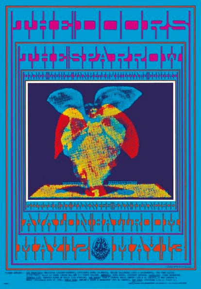  Cartel diseñado por el artista Víctor Mosxoso, 'Annabelle’sButterfly Dance', de 1967.