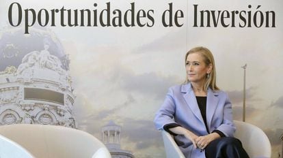 Fotografía facilitada por la Comunidad de Madrid de la presidenta regional, Cristina Cifuentes.