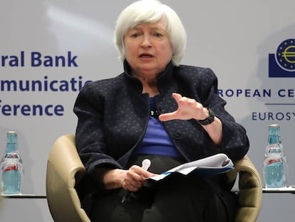 Janet Yellen, presidenta de la Reserva Federal.