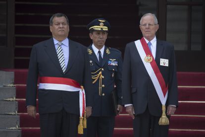 Pedro Pablo Kuczynski con Jorge Nieto Montesinos el 19 de abril de 2017.