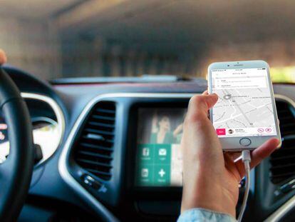 La app de coches compartidos para trayectos de corta distancia SPLT.