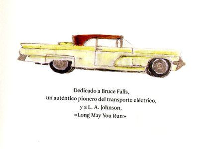 Ilustración de Neil Young para 'Special Deluxe: Mi vida al volante'