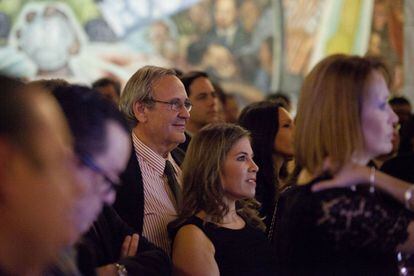 Antonio Navalón, columista de EL PAíS, durante el evento social en México.