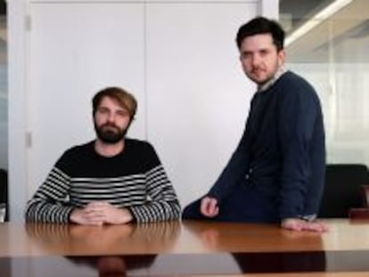 Maxime Dodinet y Borja Prieto, coordinador y director, respectivamente, de My Major Company en España