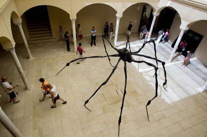 'Araña' (1996), de Louise Bourgeois, en el Museo Picasso Málaga.