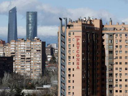 Priconsa, torres Castellana y viviendas en Madrid.