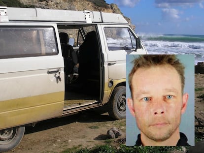 Furgoneta Volkswagen usada por Christian Brückner (en la foto), principal sospechoso de la desaparición de Madeleine McCann en 2007.