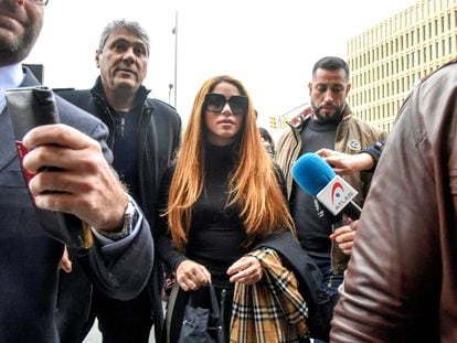 Shakira a su llegada a los juzgados de Barcelona para ratificar la demanda de separación de Gerard Piqué el pasado 1 de diciembre.
