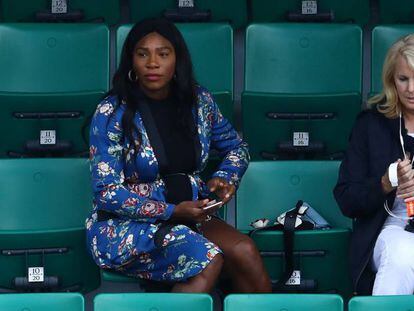 Serena presencia un partido de su hermana Venus, este a&ntilde;o en Par&iacute;s.