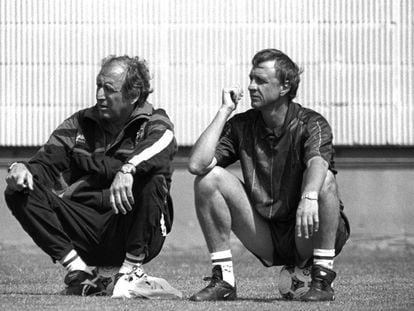 Rexach y Cruyff, en 1995. 