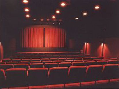 Una sala de cine.