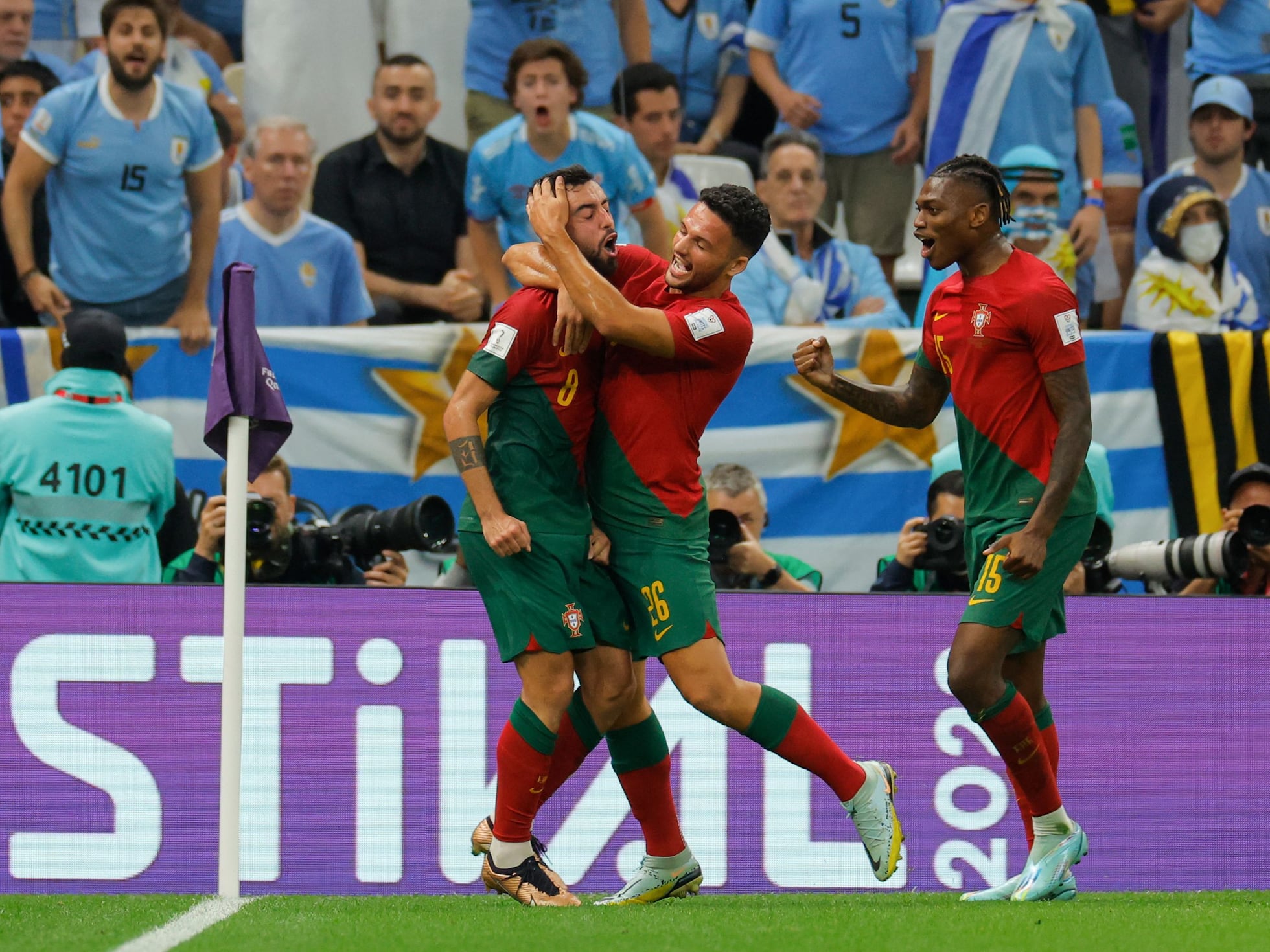 Goles y resumen del Portugal 2-0 Uruguay en Copa del Mundo Qatar 2022