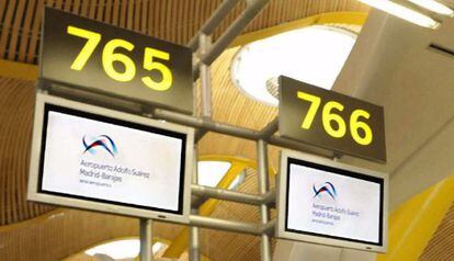 Primeros cambios en el aeropuerto de Adolfo Su&aacute;rez Madrid - Barajas.