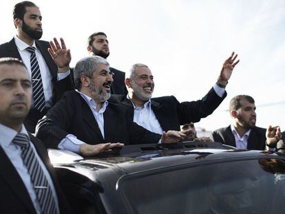 El líder de Hamás en el exilio llega a Gaza por primera vez en su vida