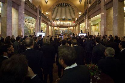 Panorámica del evento social del Grupo PRISA en México.