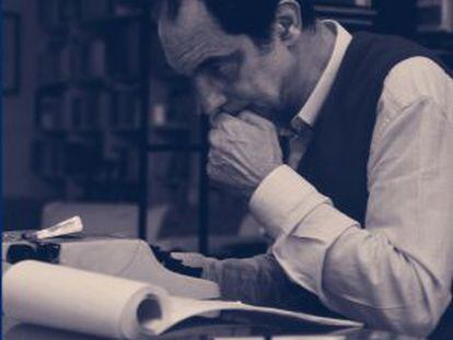 El escritor Italo Calvino.