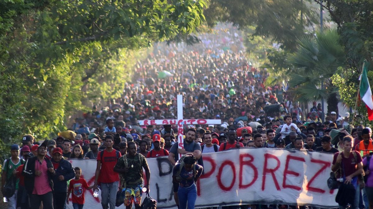 Avanza la caravana migrante