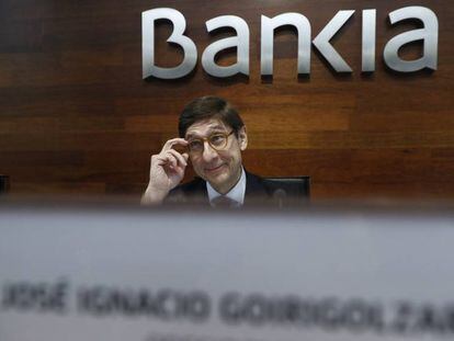 El presidente de Bankia, José Ignacio Goirigolzarri. EFE/Emilio Naranjo/Archivo
