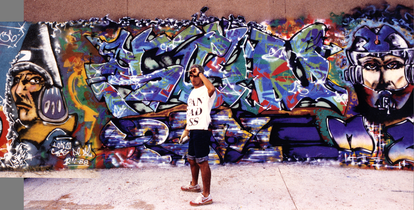 Kapi graffiti in Barcelona, ​​1988.