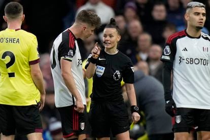 Rebecca Welch became the first referee to officiate a Premier League match.
