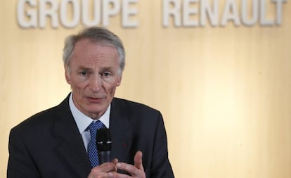 Jean-Dominique Senard, presidente de Renault, el pasado 24 de enero.