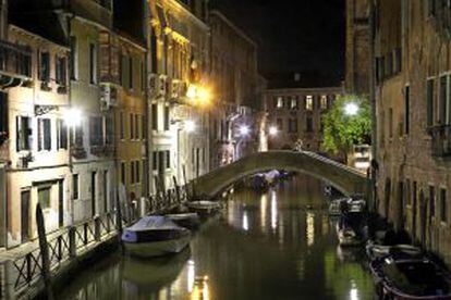 Un canal del barrio de Cannaregio, en Venecia.