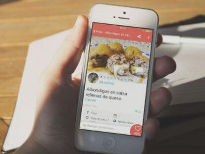 Las comunidades de usuarios que comparten recetas predominan entre las propuestas que enseñan a elaborar platos desde el móvil