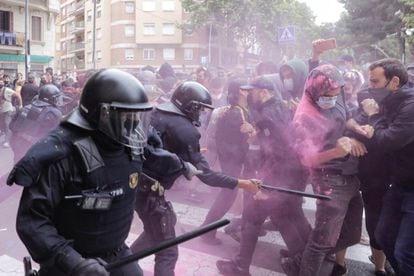 Antidisturbios Cataluña desahucios