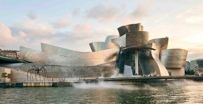 Vista del Museo Guggenheim, obra de Frank Gehry.