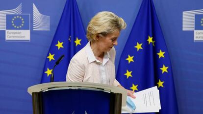 La presidenta de la Comisión Europea, Ursula von der Leyen.