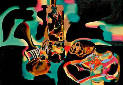 La Tate Modern abre el jueves una exposición sobre Joan Miró (1893-1983). <i>Bodegón con zapato viejo</i> (1937), que pertenece al Museo de Arte Moderno de Nueva York, pertenece a la época más abstracto. En la muestra se podrá ver a un artista sensible con la Guerra Civil que asolaba su país. La muestra recalará en Barcelona.