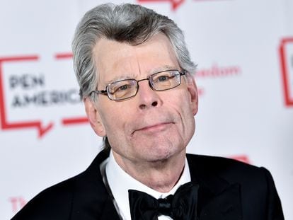 El escritor Stephen King, en una gala literaria en mayo de 2018 en Nueva York.